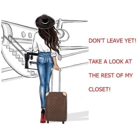 Red and brown sleeveless shell blouse - Picture 7 of 8